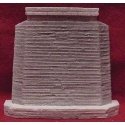 Single Deck Bridge Abutment -- 30′ Old Concrete, HO, Pre-Size Model Specialities 144