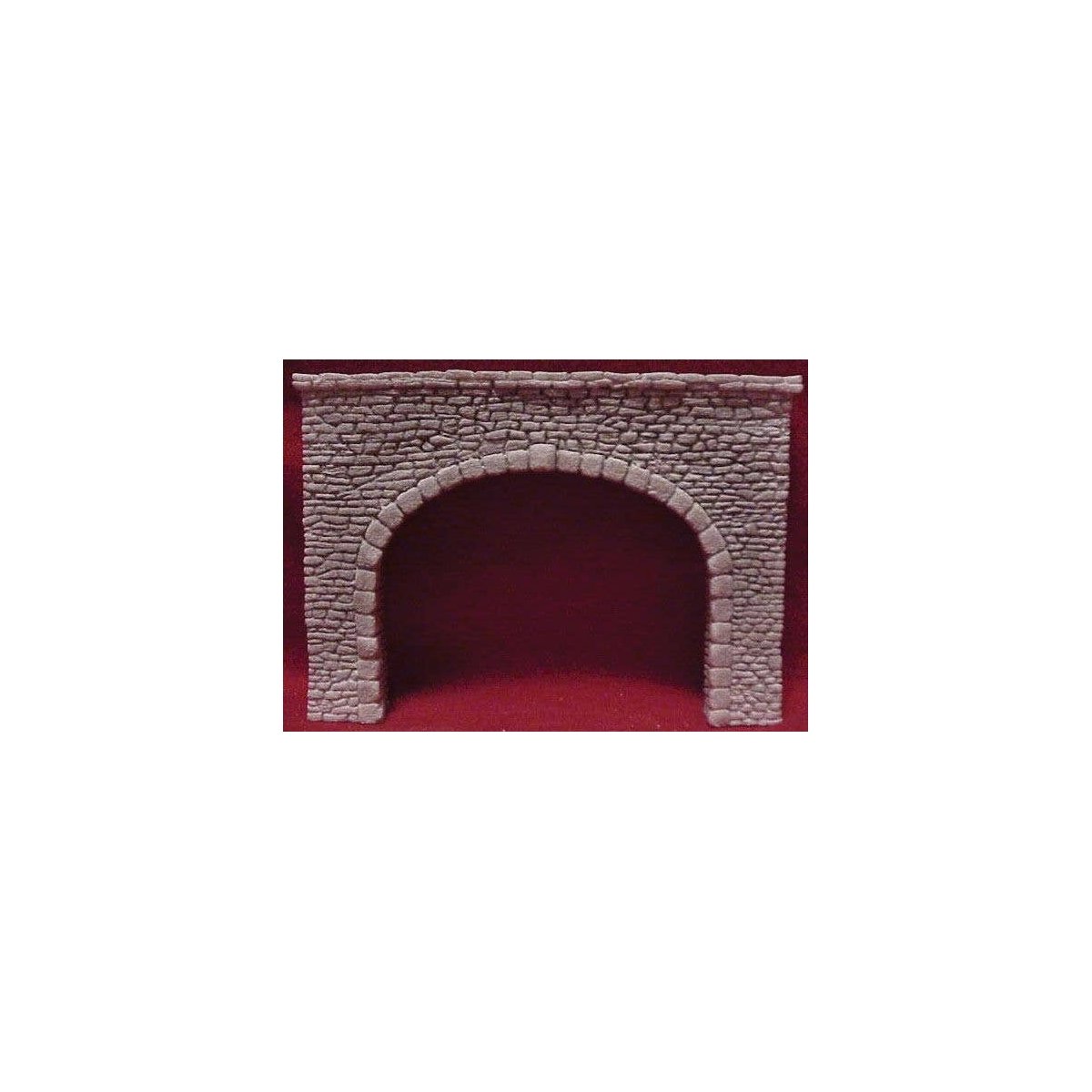 Tunnel Portal - Double Track -- Random Stone 4-3/4 x 7′ 11.5 x 17.5cm, HO, Pre-Size Model Specialities 104