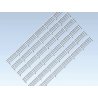 Two-Rail Fence w/Posts -- 56-11/16′ 144cm Total Length, HO, Faller Gmbh 180404