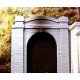 Cascade Tunnel Single-Track Portal -- 4-3/4 x 4-7/8′ 12.1 x 12.4cm, HO, Chooch Enterprises 8321
