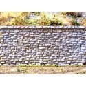 Random Stone Retaining Wall -- Medium - 7 x 3-3/8′ 17.8 x 8.6cm, All Scales, Chooch Enterprises 8302