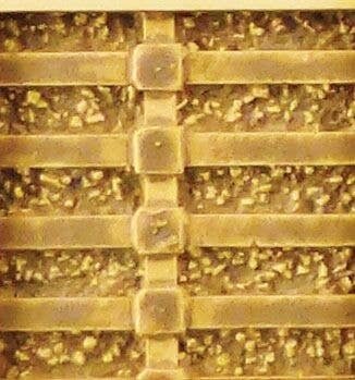 Flexible Concrete Cribbing Sheet -- Medium for HO Scale 3-3/4 x 12′ 9.5 x 30.5cm, HO, Chooch Enterprises 8508