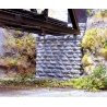 Single-Track Cut Stone Bridge Abutment -- 1-3/4 x 5/8 x 2-1/4′ 4.5 x 1.6 x 5.7cm pkg(2), N, Chooch Enterprises 9840