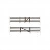 Rail Fence - Kit with Gates, Hinges & Planter Pins -- Total Scale Length: 192′ 58.5m, N, Woodland Scenics 2992