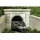 Single-Track Tunnel Portal -- Grooved Concrete Face, N, Monroe Models 214
