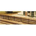 Hairpin Style Fence -- Kit - Approximate Length: 15-1/2′ 39.4cm, N, Atlas Model Railroad Co. 2850