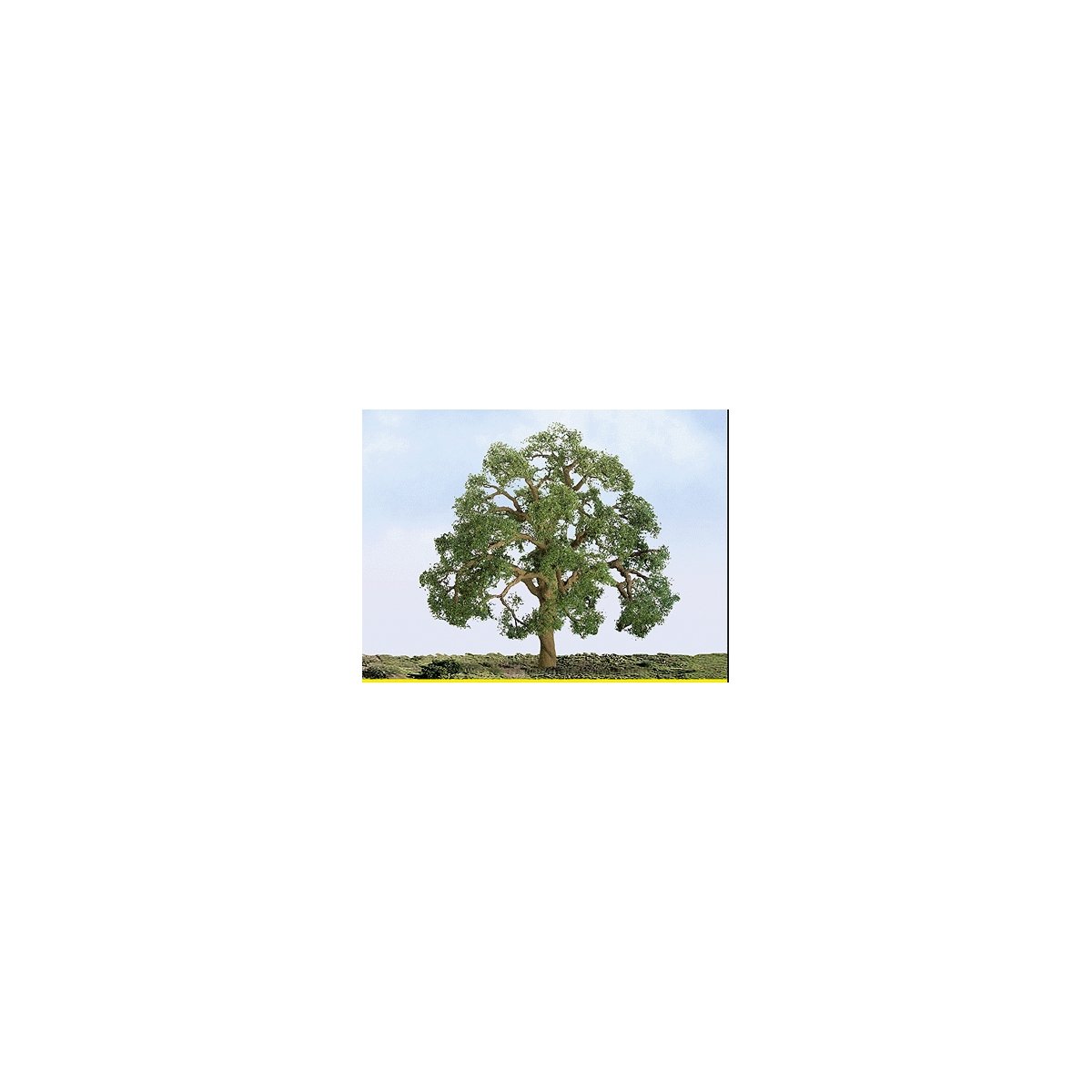 Professional Series Live Oak Trees -- 3′ 7.6cm Tall pkg(2), HO, JTT Miniature Tree 94350