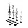 Tree Armatures - Pine -- 2-1/2 to 4′ 6.4 to 10.2cm pkg(70), All Scales, Woodland Scenics 1124