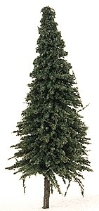 Pine Trees -- 5′ 12.7cm pkg(3), All Scales, Grand Central Scenery T4