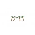 Palm Trees -- 1-3/4′ 4.5cm Tall pkg(4), All Scales, Noch Gmbh & Co 21973