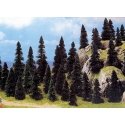 Pine Tree Assortment -- 2-3/8 to 4-11/32′ 6 to 11cm pkg(50), All Scales, Busch Gmbh & Co Kg 6497