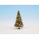 Fir Tree with Working LED Christmas Lights -- 3-1/8′ 8cm Tall, All Scales, Noch Gmbh & Co 22121