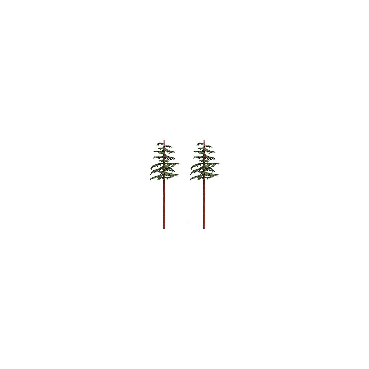 Redwood Trees -- 10 to 11′ 25.4 to 27.9cm pkg(2), All Scales, Grand Central Scenery T43