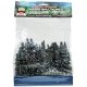 Spruce Trees -- 2 to 4′ 5.1 to 10.2cm pkg(36), N, JTT Miniature Tree 92026