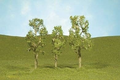 SceneScapes(TM) Layout-Ready Trees -- Aspen Trees 8′ pkg(2), O, Bachmann Industries 32210