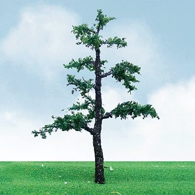 Pro-Elite Series Tree -- Old Pine 3-1/2 to 4′ 8.9 to 10.2cm Tall pkg(2), HO, JTT Miniature Tree 92313
