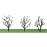 Tree w/Dry Foliage (Late Fall) -- 2 - 2-1/4′ 5.1 x 5.7cm pkg(3), N, JTT Miniature Tree 92221