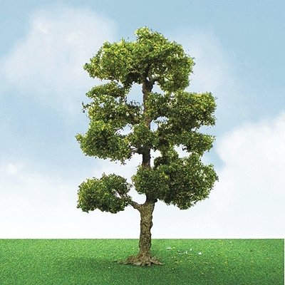 Pro-Elite Series Tree -- Downy Birch 3-1/2 to 4′ 8.9 to 10.2cm Tall pkg(2), HO, JTT Miniature Tree 92306