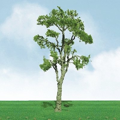 Pro-Elite Series Tree -- Gum - 3-1/2 to 4′ 8.9 to 10.2cm Tall pkg(2), HO, JTT Miniature Tree 92311