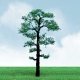 Pro-Elite Series Tree -- Scots Pine - 3-1/2 to 4′ 8.9 to 10.2cm Tall pkg(2), HO, JTT Miniature Tree 92312