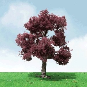 Copper Beech Trees - Pro Elite -- 5-1/2′ 14cm, O, JTT Miniature Tree 92405
