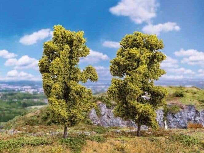 Ash Trees -- 7-1/16′. 18cm Tall, All Scales, Faller Gmbh 181578