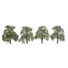 Professional Series Ash Trees -- 2′ 5.1cm Tall pkg(4), N, JTT Miniature Tree 94423