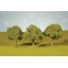 SceneScapes(TM) Layout-Ready Trees -- Oak Trees 2-1/4 - 2-1/2′ Tall pkg(4), All Scales, Bachmann Industries 32113