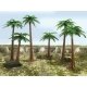 Palm Trees - SceneScapes(TM) -- 4 - 6′ Tall pkg(6), HO, Bachmann Industries 32015