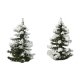 Snow Covered Spruce pkg(2) -- 55mm, HO, Busch Gmbh & Co Kg 6151