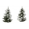 Snow Covered Spruce pkg(2) -- 55mm, HO, Busch Gmbh & Co Kg 6151