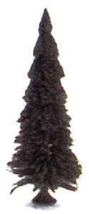 Pine Trees w/Roots Set -- Includes 2 Each 60, 90, 110 mm,3 of 75 mm and 1 of 135 mm, All Scales, Busch Gmbh & Co Kg 6475