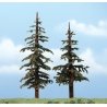 Ready Made Premium Trees(TM) -- Lodgepole Pines - 5 to 6′ 12.7 to 15.2cm pkg(2), All Scales, Woodland Scenics 1628