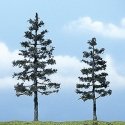 Ready Made Premium Trees(TM) -- Pine - 1 Each: 5-1/8 & 4-1/2′ 13 & 11.4cm, All Scales, Woodland Scenics 1624