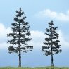 Ready Made Premium Trees(TM) -- Pine - 1 Each: 5-1/8 & 4-1/2′ 13 & 11.4cm, All Scales, Woodland Scenics 1624