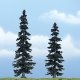 Ready Made Premium Trees(TM) -- Spruce - 1 Each: 4-7/8 & 4′ 12.4 & 10.2cm, All Scales, Woodland Scenics 1621