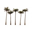 Large Palm Trees - Woodland Classics(TM) Ready Made Trees(TM) -- 4-3/4 to 5-1/4′ 12.1 t, All Scales, Woodland Scenics 3598