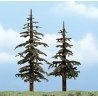 Ready Made Premium Trees(TM) -- Lodgepole Pines - 4 to 5′ 10.2 to 12.7cm pkg(2), All Scales, Woodland Scenics 1627