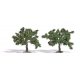 Trees with Fruit -- 2-15/16′ 7.5cm Tall pkg(2), All Scales, Busch Gmbh & Co Kg 6849
