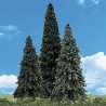 Woodland Classic Trees(R) Ready Made - Forever Green -- 4 to 6′ 10.1 to 15.2cm Tall pkg, All Scales, Woodland Scenics 3568