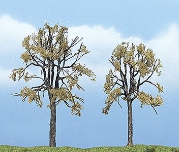 Ready Made Premium Trees(TM) - Deciduous -- Dead Elm - 1 Each: 3-1/8 & 2-1/2′ 7.9 & 6.4, All Scales, Woodland Scenics 1602