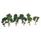 Deciduous Trees - Super Scenic Series -- Green 2 - 3′ 5.1 - 7.6cm pkg(10), All Scales, JTT Miniature Tree 92130