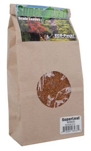 SuperLeaf Scale Model Leaf Flake 24oz ECO-Pak -- Rawhide, All Scales, Scenic Express 6433