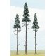 Pine Trees -- 5-1/8 x 6-11/16′ 13 - 17cm pkg(3), All Scales, Busch Gmbh & Co Kg 6118