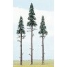 Pine Trees -- 5-1/8 x 6-11/16′ 13 - 17cm pkg(3), All Scales, Busch Gmbh & Co Kg 6118