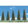 Evergreen Trees - Scene-A-Rama(TM) -- 2 to 3-1/2′ 5.1 to 8.9cm pkg(5), All Scales, Woodland Scenics 4154