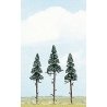 Spruce Trees -- 3-15/16 x 4-1/2′ 10 - 11.5cm pkg(3), All Scales, Busch Gmbh & Co Kg 6114