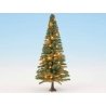 Fir Tree with Working LED Christmas Lights -- 4-3/4′ 12cm Tall, All Scales, Noch Gmbh & Co 22131