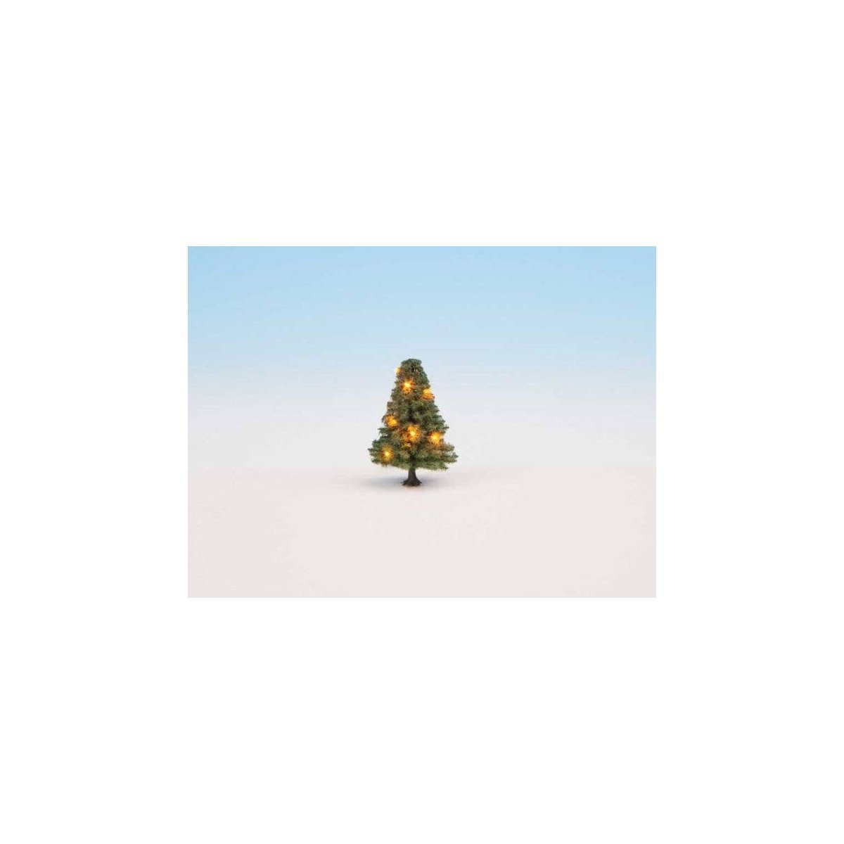 Fir Tree with Working LED Christmas Lights -- 2′ 5cm Tall, All Scales, Noch Gmbh & Co 22111