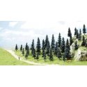 Spruce Tree Assortment -- 2 to 4-5/16′ 5 to 11cm pkg(35), HO, Busch Gmbh & Co Kg 6492
